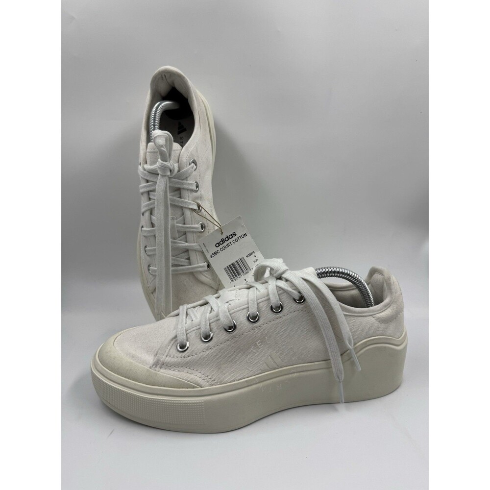 adidas x Stella McCartney Court Cotton Athletic Chunky Sneakers- HQ8675 Mens 8.5